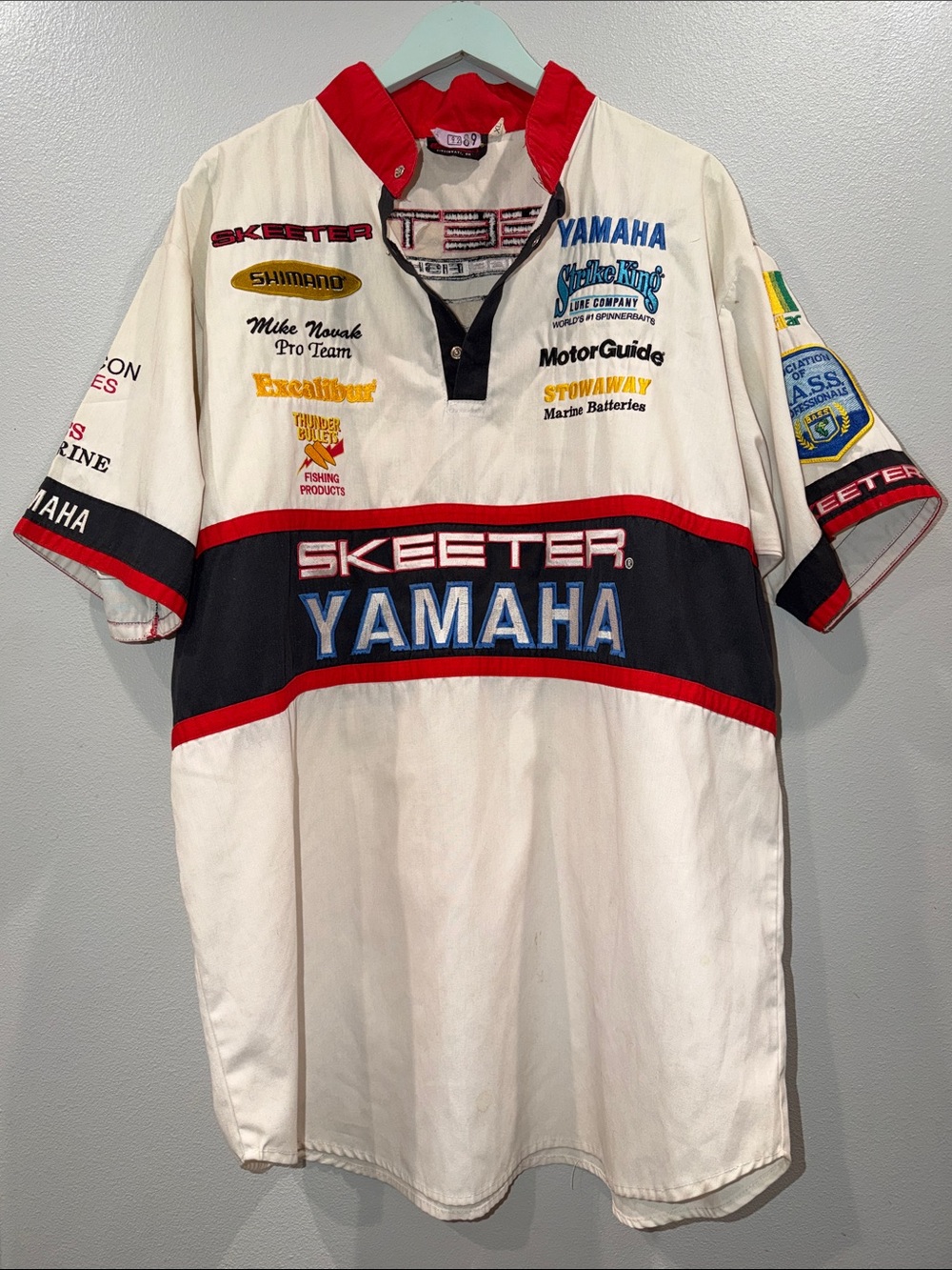 Vintage Skeeter Yamaha Fishing Team Shirt Size XL